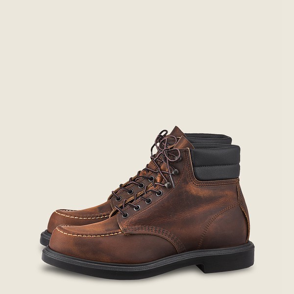 Red Wing Heritage Boots Classic Supersole - 6-Inchr Rough & Tough Læder - Mørke Brune - Herre 4538-W